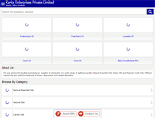 Tablet Screenshot of kantagroupindia.com